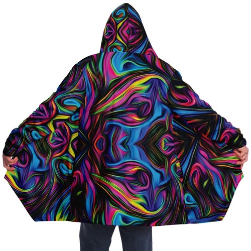 Color Wave shops Marbled Swirl Cloak