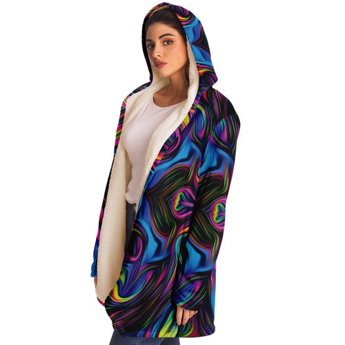 Color Wave shops Marbled Swirl Cloak