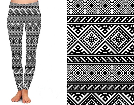 Leggings Aztec Pattern With Pockets 