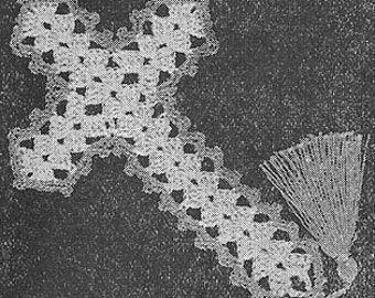 1946 Bible Bookmark Vintage Crochet Pattern PDF Instant Download 217