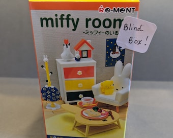 Miniature Miffy Room Re-Ment Japan - Adorable Themed Miniatures Furniture and Accessories - Blind Box Surprise