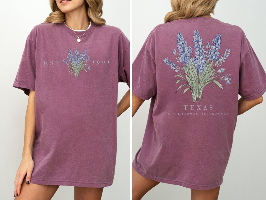 Texas State Flower Shirt, State Flower Shirt, Cute Flower Shirt ...