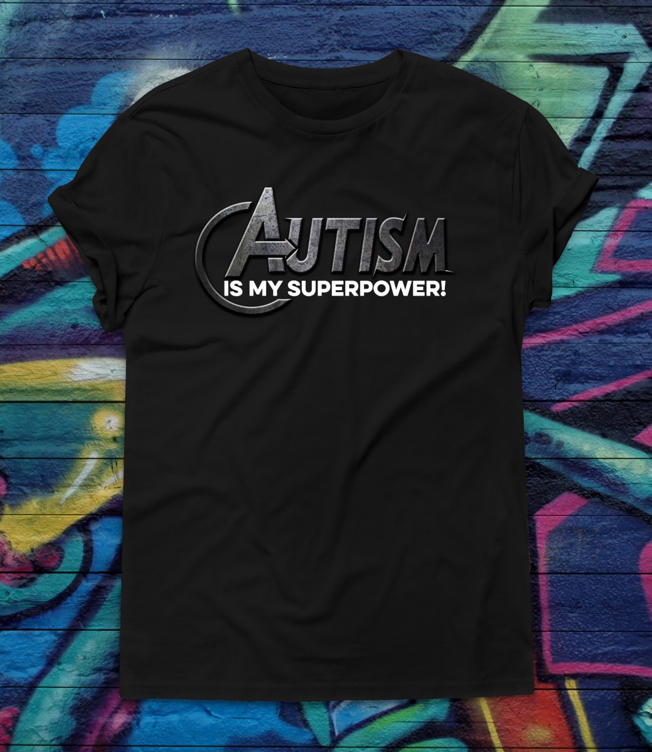 Autism Is My Super Power T-Shirt Awareness Ideas Youth/'s Adult /& Kids Tee Top
