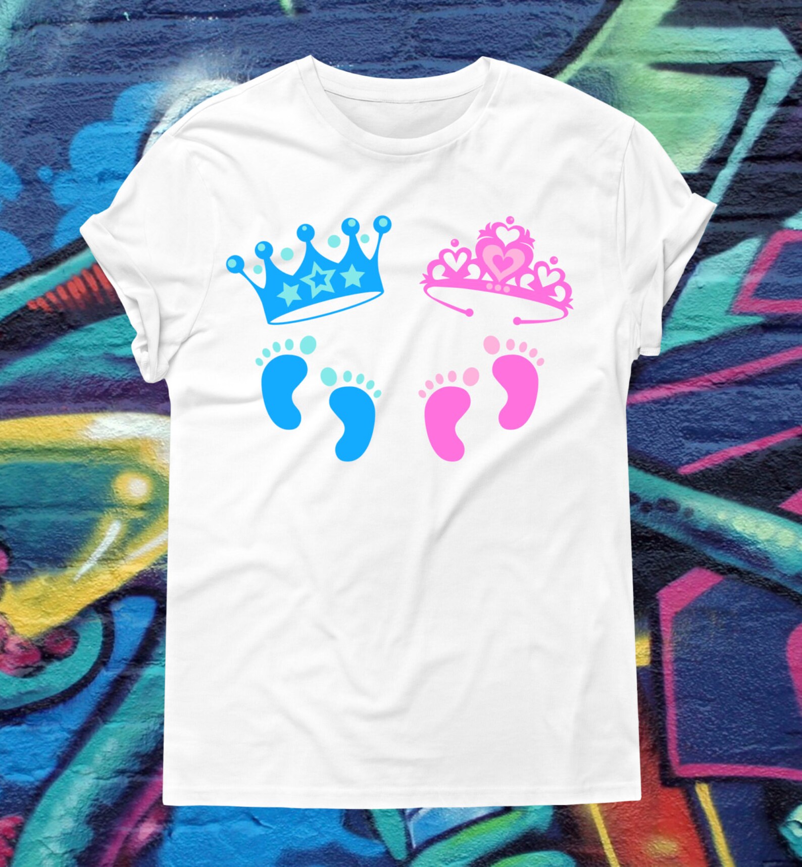 Twins Gender Reveal Game Tshirt Baby Girl Baby Boy Pregnancy Etsy