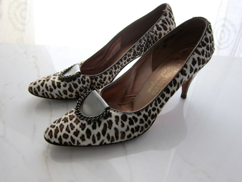 60s Vintage Pinup Leopard Henry Waters Shoes of Consequence - Etsy