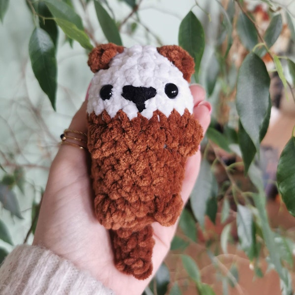 AMIGURUMI - Peluche | Petite loutre en crochet