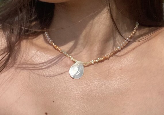 Acquista Collana COMETE GIOIELLI Con Perle Oro Bianco E Acquamarina - Foto 4