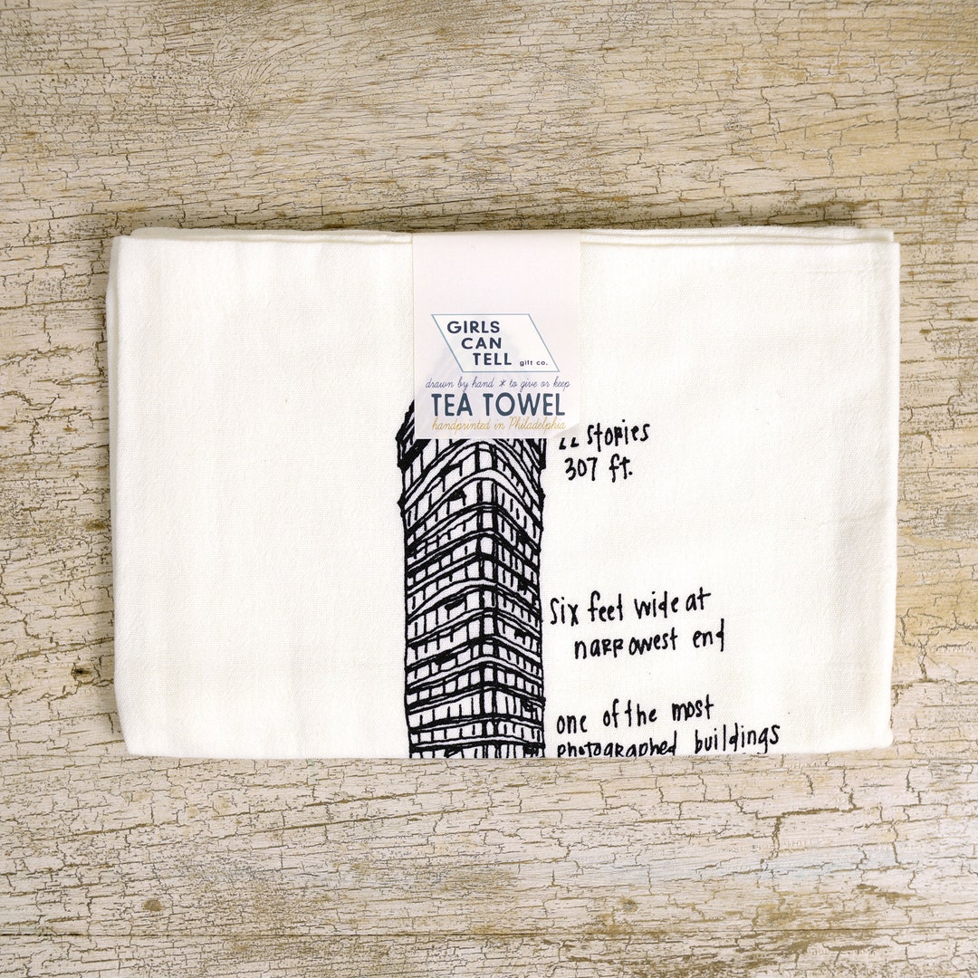 Flatiron Building Tea Towel, Flatiron Building, New York, New York Tea