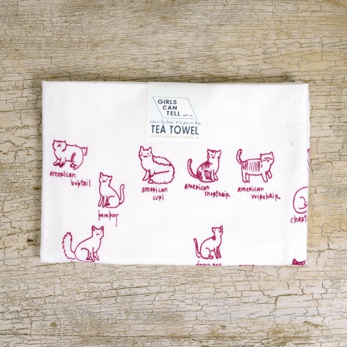 Cats Tea Towel Kitten Kitties Cute Cat Gift for Her Kitchen - Etsy