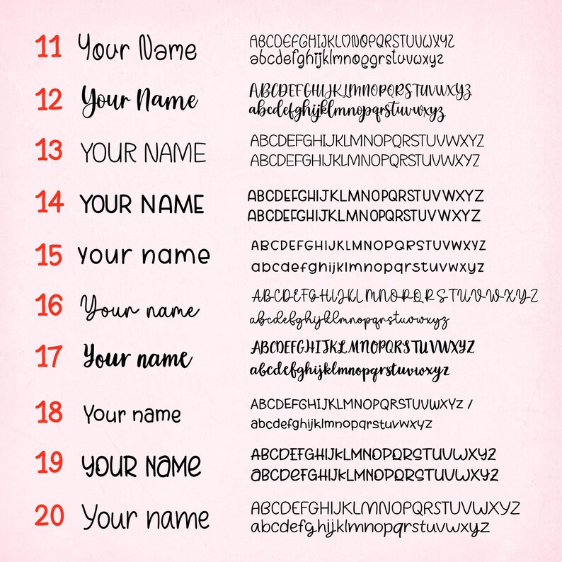 Iron on Labels for Clothing & Fabrics Medium Size Personalized Name