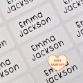 30 ULTRA WATERPROOF Name Labels, Personalized Kids Name Stickers for  Daycare, Camp, Preschool, Back to School, Dishwasher Safe product logo