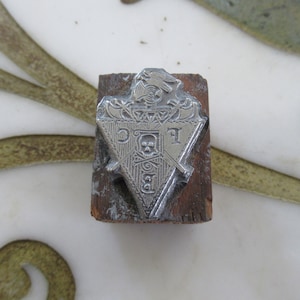 Rycerze Pythiasa Vintage Letterpress Printing Block