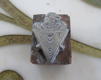 Knights of Pythias Vintage Letterpress Printing Block