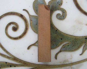Number One 1 Antique Letterpress Wood Type Printing Block