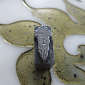 Leonard Kühlschrank Emblem Antik Metall Letterpress Druckblock Grand Rapids Michigan