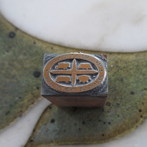 Recreational Vehicle Institute Vintage Letterpress Printing Block