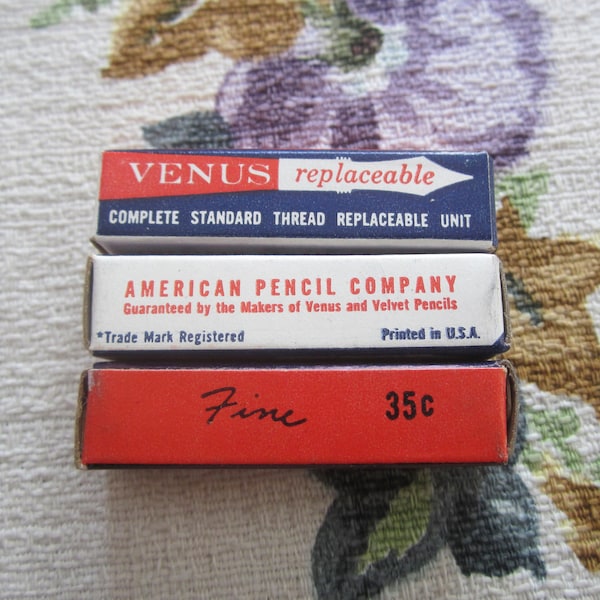 Venus Fine Replacement Nib 55P New in Box Old Store Stock Never Used