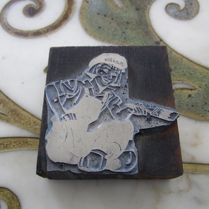 Dutch Boy Paint Antique Letterpress Printing Block