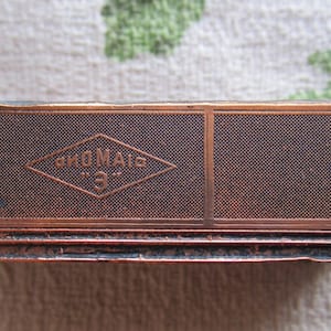 Diamond E Window Ventilator Screen Antique Letterpress Printers Block