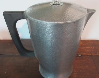 Cafetera de percolación de aluminio fundido Club Hammercraft