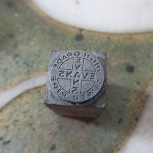 Evans Sewer Pipe Logo Antique Letterpress Printing Block