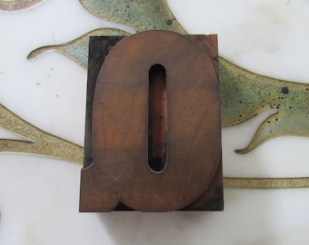 Puede incluir: Un bloque de impresión de madera de la letra Q. La letra es de color marrón y tiene una forma rectangular. El bloque es de madera y tiene una textura rugosa.