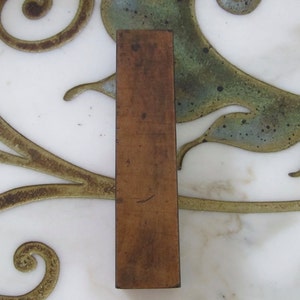Large Letter I Antique Letterpress Wood Type Printers Block