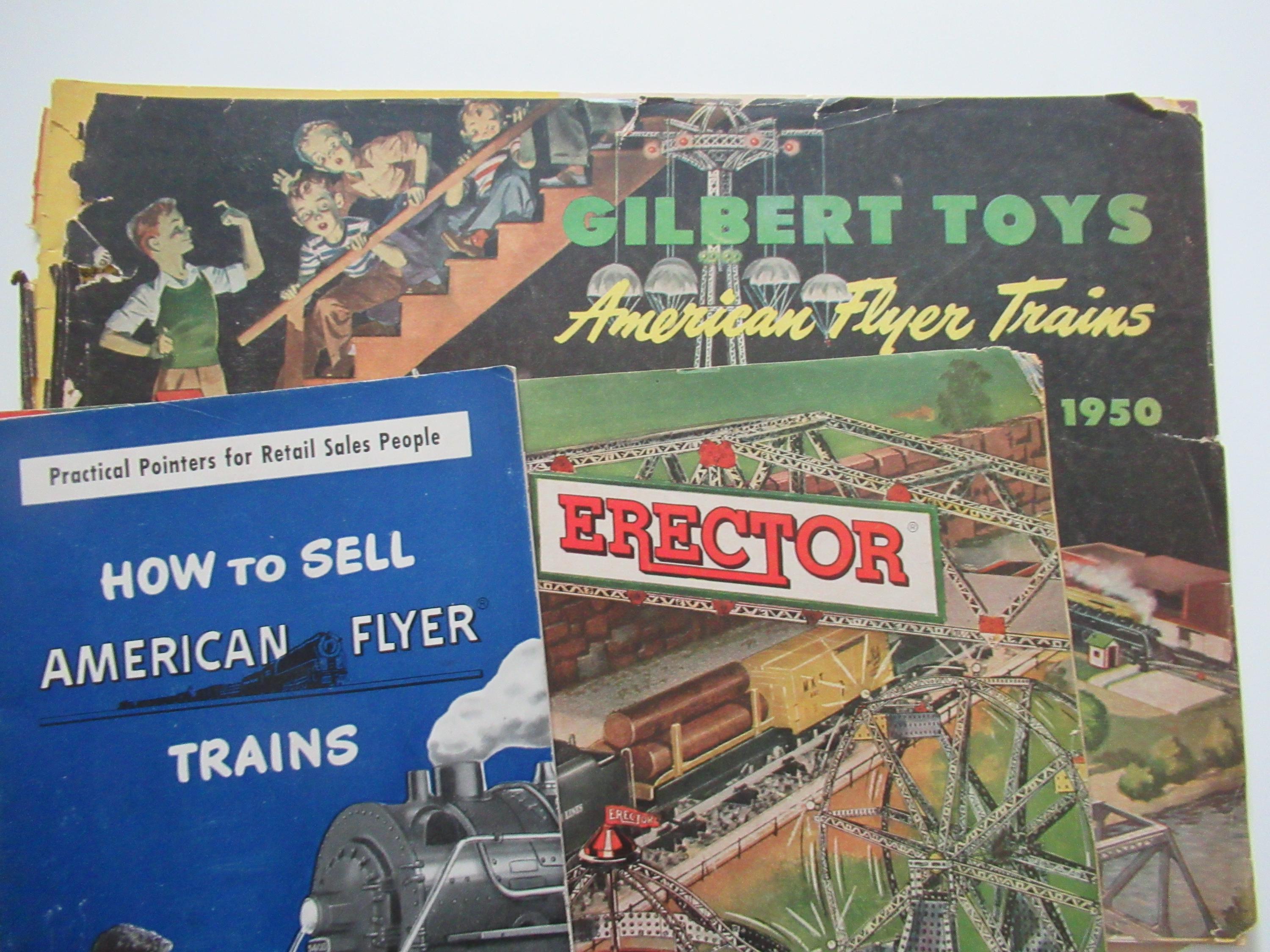 1949 and 1950 American Flyer Erector Gilbert Toy Catalogs Model