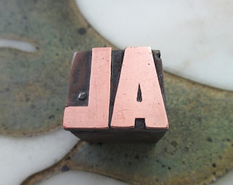 AL Antique Letterpress Printing Block