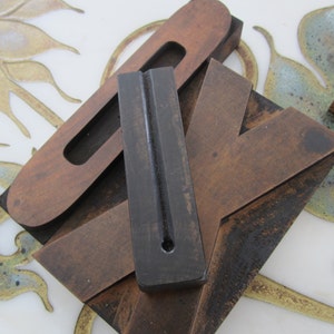 Letter U Antique Letterpress Wood Type Printers Block