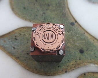 Civitan International Emblem Letterpress Printing Block