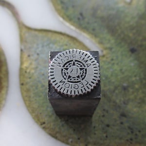 American Legion Metal Letterpress Printing Block