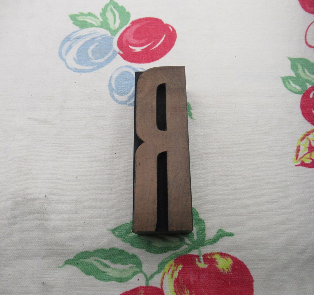 R In Block Letters Letter R Antique Letterpress Wood Type Printing Block - Etsy