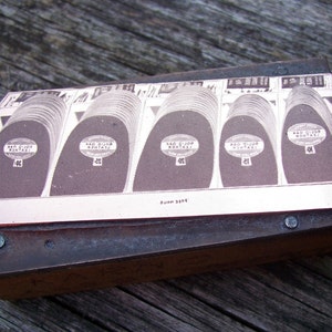Karno Shoe Sole Assortment Display Antique Letterpress Printers Block