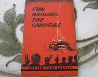 1952 Boy Scout Fun Around The Campfire Booklet