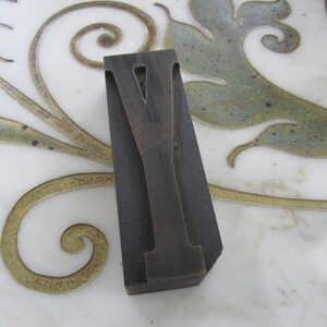 5&quot; Letter Y Antique Letterpress Wood Type Printers Block
