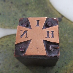IODKS International Order of King&#39;s Sons and Daughters  Antique Letterpress Printing Block Christian Fraternal Organization