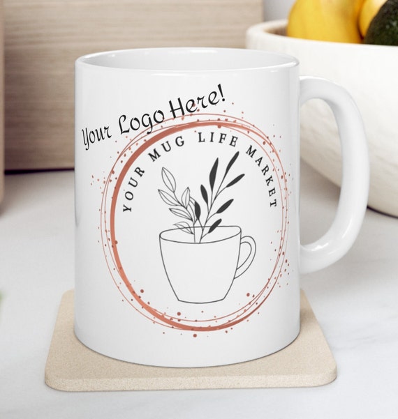 Logo Mug, Logo, Coffee Mug, Company Mug, Business Gifts, Gifts for Customers, Mug