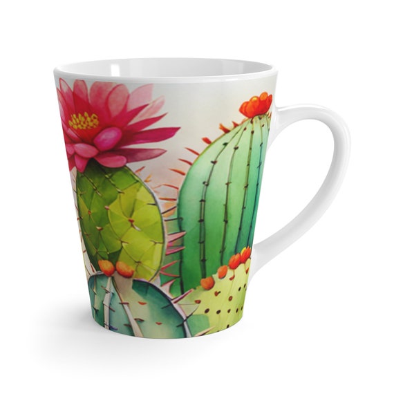 Cactus Mug, Cactus Flower Mug, Cactus Lover Mug, Cactus Flower, Mother's Day, Gift for Her, Gift for Friend, Gift for Sister