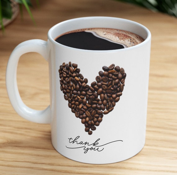 Thank you Coffee!, Coffee, Coffee Mug, Gifts for All, Gifts, Ceramic Mug, 11oz, Holiday Gift, Coffee Lover Gift