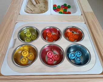 Sensory Play inzetstuk voor Trofast box en Flisat tafel IKEA