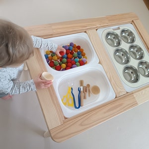 Sensory Play Einsatz für Trofast-Box und Flisat Tisch IKEA Bild 3