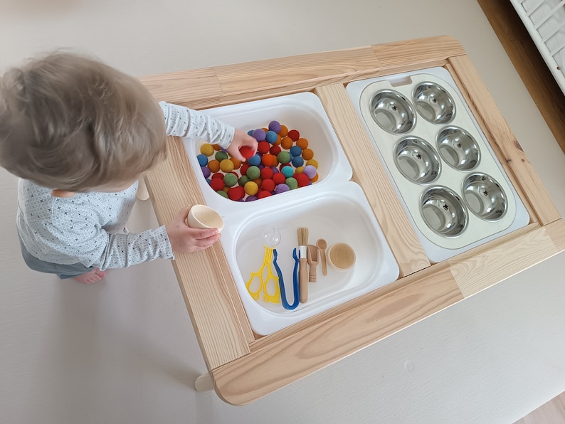 Sensory Play Einsatz für Trofast-Box und Flisat Tisch IKEA Bild 3