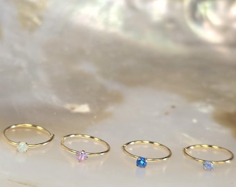 Opal nose hoop. Nose rings. Handmade Jewelry. 925 Silver. 18kGold Plated. Boho nose ring. Dainty Body Jewelry. Cartilage. Minimalist.