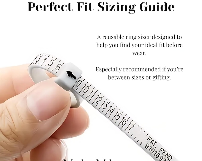Reusable Ring Sizer Tool • Accurate US Sizes