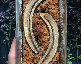 Vegan Banana Bread Recipe | Plant based recipe Easy guide How to Bake Homemade Cake