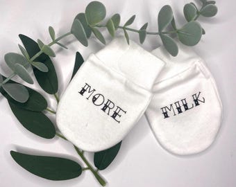 Tattoo Punk Rock Baby Scratch Mitts: Newborn Gift