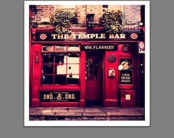 The Temple Bar | Irish Pub 8x8" Photography Print | Made to Order