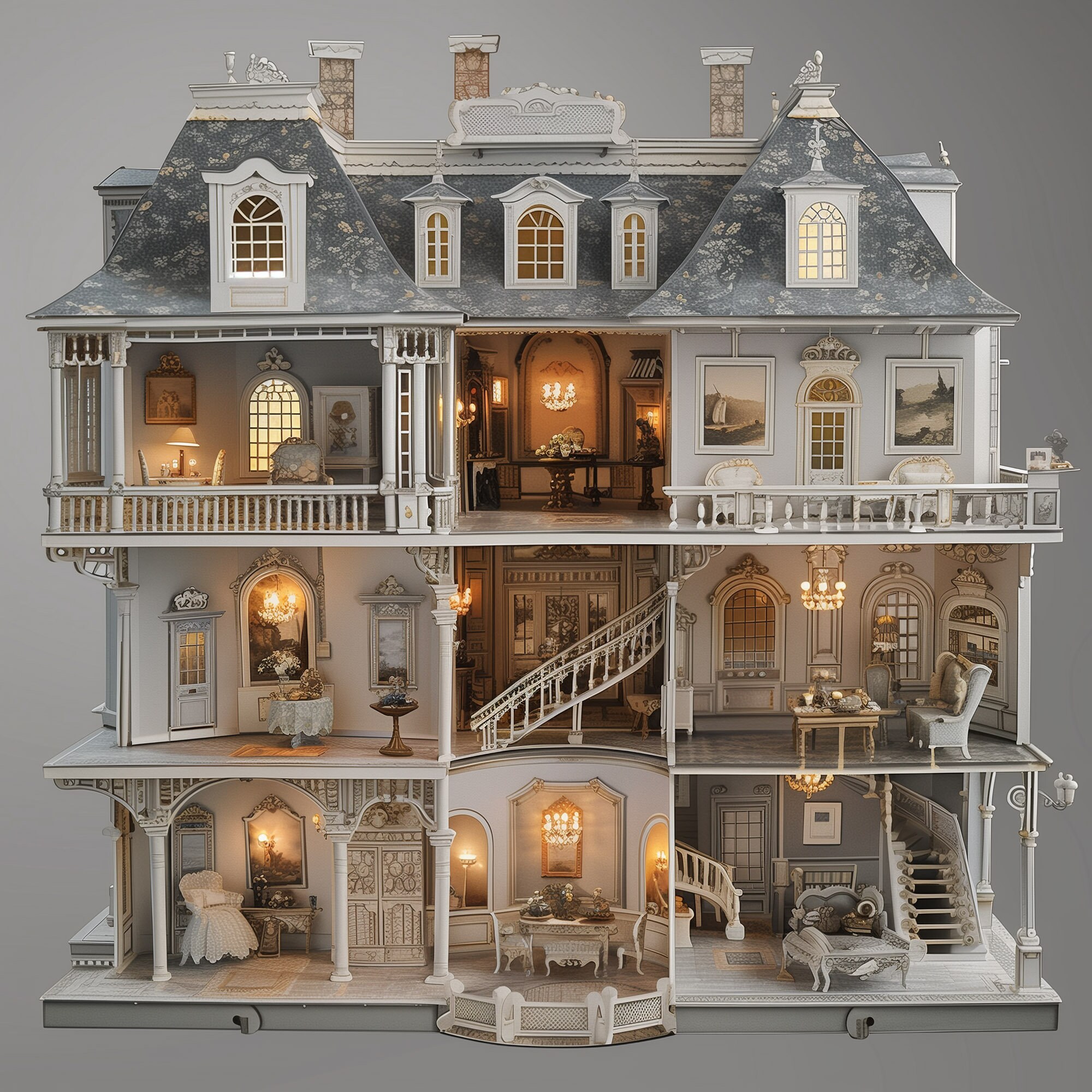 MARIE ANTOINETTE Printable Paper Doll House From Famous Fairy Tales and ...