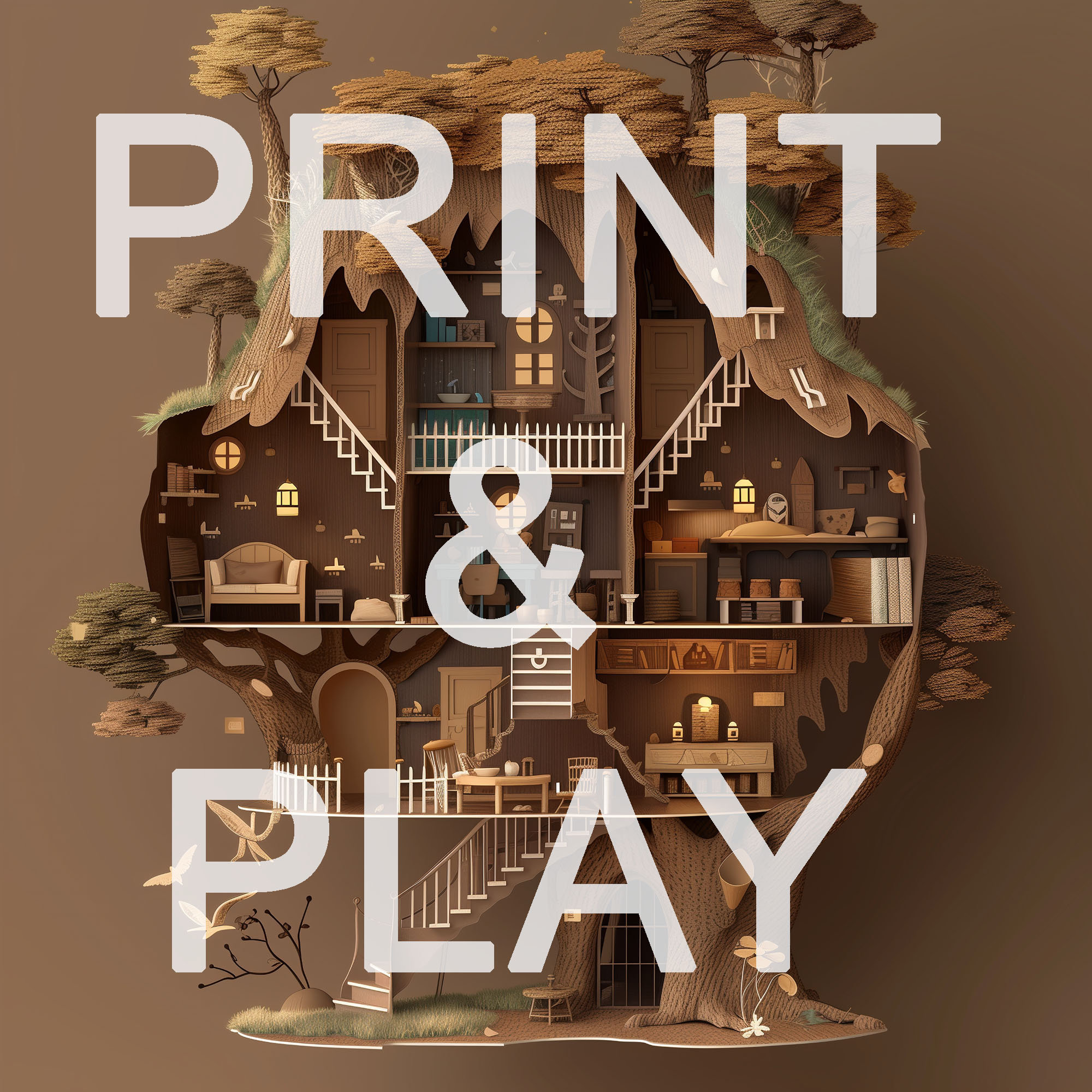 TREEHOUSE_ Printable Paper Doll House From Famous Fairy Tales and ...